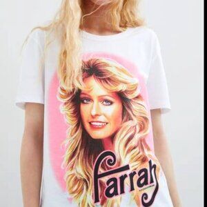 Zara Farrah Fawcett T Shirt Size MEDIUM/NWT